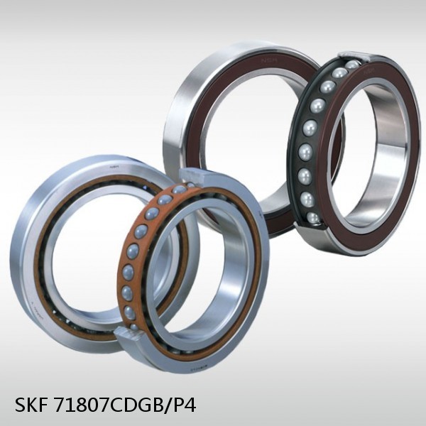 71807CDGB/P4 SKF Super Precision,Super Precision Bearings,Super Precision Angular Contact,71800 Series,15 Degree Contact Angle